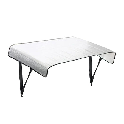 1x Air Conditioner Cover Aluminum Foil Weather Waterproof Sunshade Air Conditioner Outer Cover for Outside Unit Outdoor