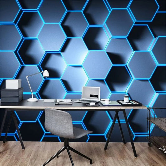 Customized mural 3D three-dimensional geometric wallpaper Profi-Group