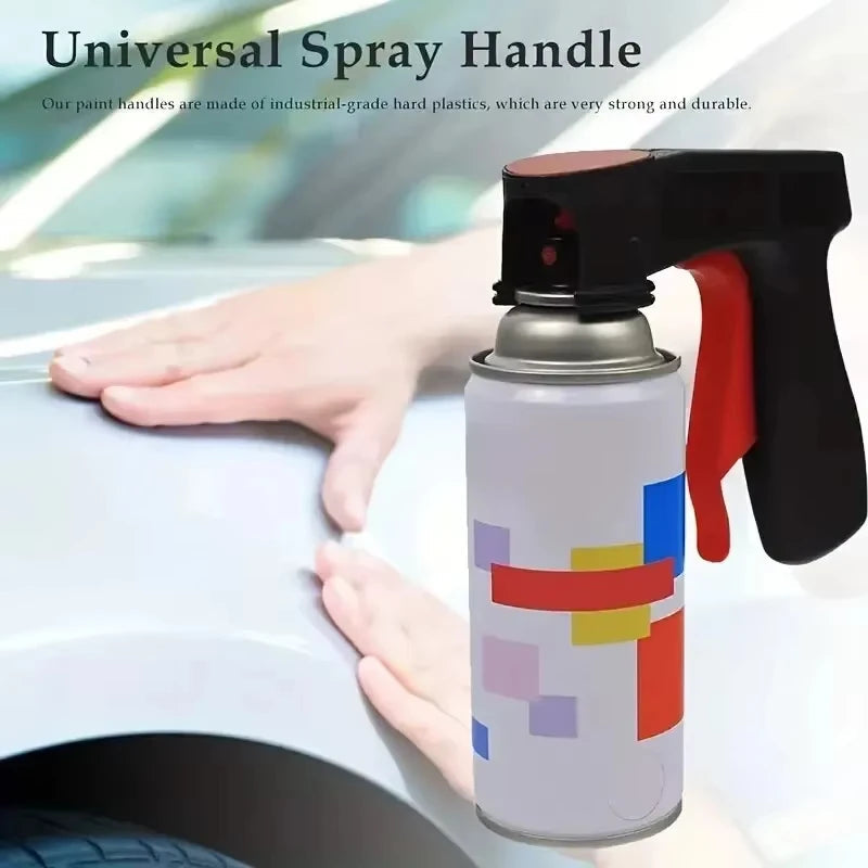 1 Pcs Plastic Portable Spray Paint Handle, Universal Reusable Color Changing Film Pasting Self Spraying Hand Spray Gun Profi-Group
