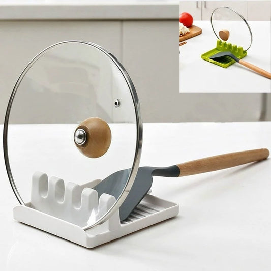Kitchen Spoon Holders Fork Spatula Rack Shelf Organizer Plastic Chopsticks Holder Non-slip Spoons Pad - Profi-Group