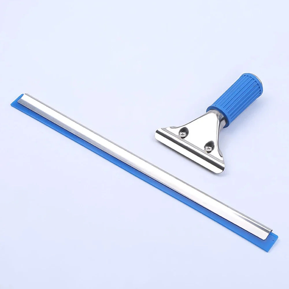 15/25/35/45cm Blue Window Glass Cleaning Squeegee Blade Wiper Cleaner Home Shower Bathroom