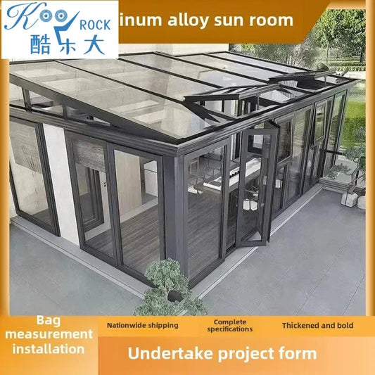 Durable and Stylish Aluminum Sunroom for Outdoor Living Space with Transparent Insulated PC Panels Profi-Group