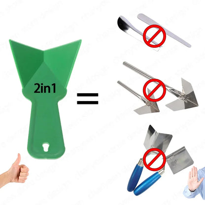1-4Pcs Drywall Corner Scraper Putty Finisher Stucco Shovel Spatula Spade for Floor Wall Ceramic Tile Grout Construction Tools - Profi-Group