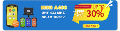 Elevator LCC Q808 Engine Hoists Wireless Universal Remote Control Radio Crane Controller AC/DC 12v 24v 433 mhz Electronic Switch