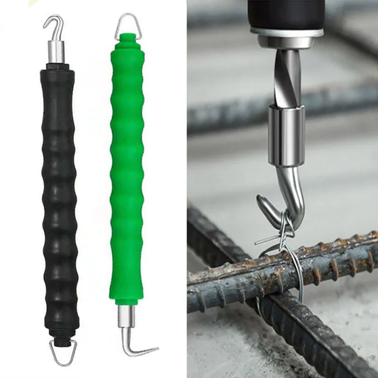 2024 New Semi-Automatic Rebar Tying Machine Wire Knoting Pliers Straight Pull Bar Binding Hook Construction Site Winding Tool - Profi-Group
