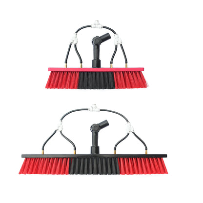Window Cleaning Brush Head for Solar Panel Washing Water Flow Through