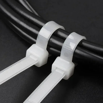 1000/100Pcs Nylon Cable Ties Self-locking Cord Ties Straps Adjustable Cables Fastening Loop Home Office Wire Zip Ties Wholesale Profi-Group