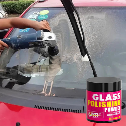 KJM 80g Car Glass Polishing Powder Scratch Remover Windshield Window Restore Clarity Safe No Damage Profi-Group
