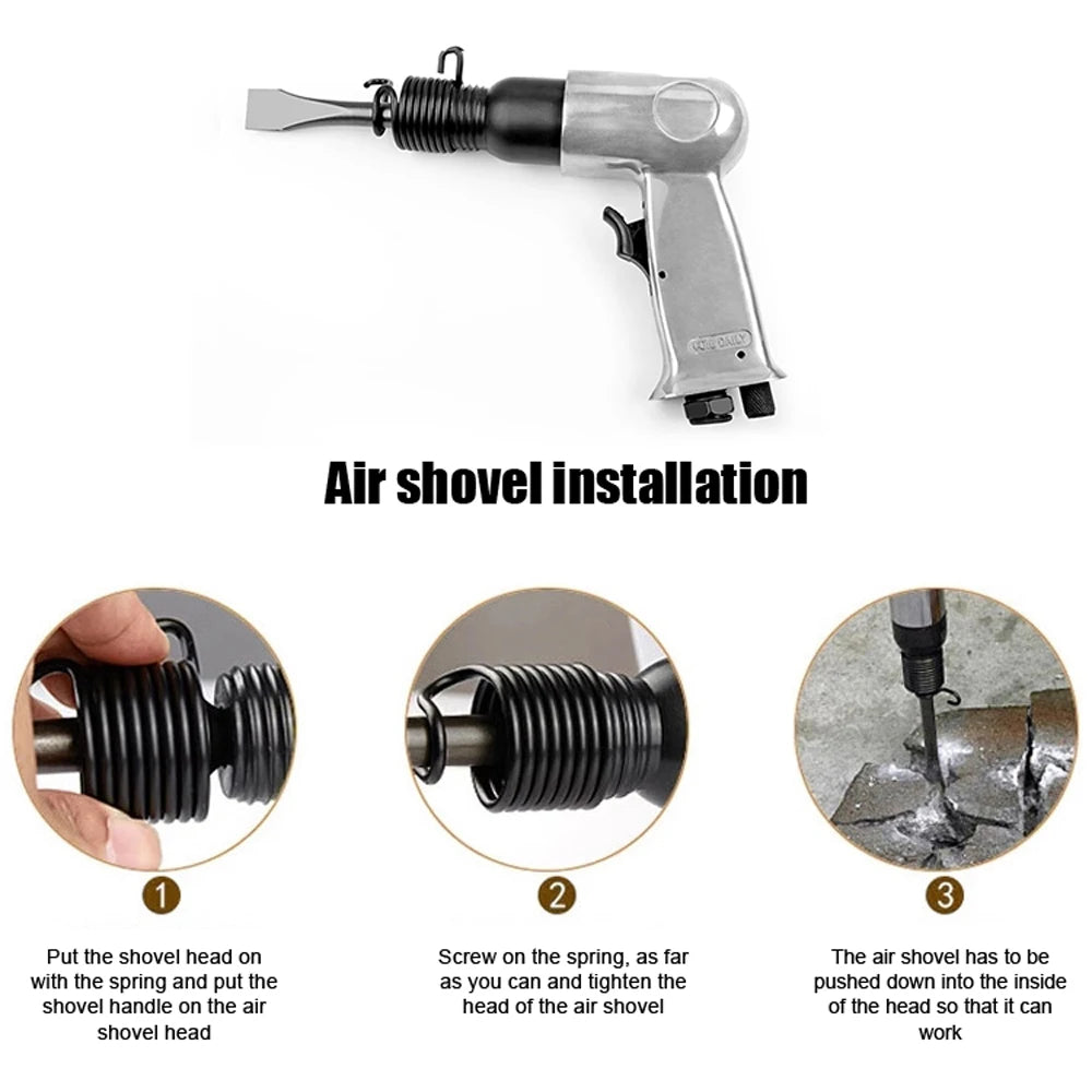 Pneumatic Shovel AirHammer Professional Handheld Rust Remover - Profi-Group