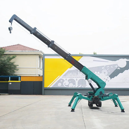Spider Crane 1T 3T 5T Electric Mini Spider Crane Hydraulic Telescopic Boom Crawler Lifting Equipment for Building Industrial Use Profi-Group