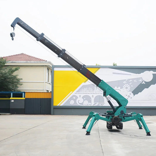 Spider Crane 1T 3T 5T Electric Mini Spider Crane Hydraulic Telescopic Boom Crawler Lifting Equipment for Building Industrial Use Profi-Group