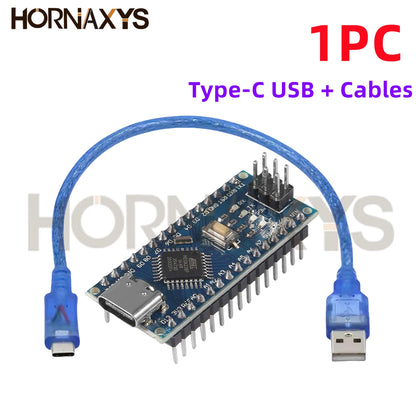 Promotion For arduino Nano V 3.0 Atmega328 Controller Compatible Board Module PCB Development Board MINI/TYPE-C/MICRO USB NANO