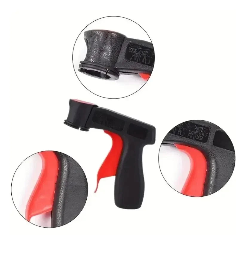 1 Pcs Plastic Portable Spray Paint Handle, Universal Reusable Color Changing Film Pasting Self Spraying Hand Spray Gun Profi-Group