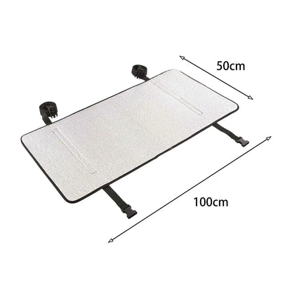 1x Air Conditioner Cover Aluminum Foil Weather Waterproof Sunshade Air Conditioner Outer Cover for Outside Unit Outdoor
