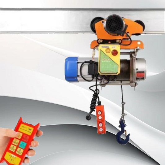 Electric winch with pulley, 1500KG/1.5T Remote control lifting crane winch 30m, 110V/220V/380V Profi-Group