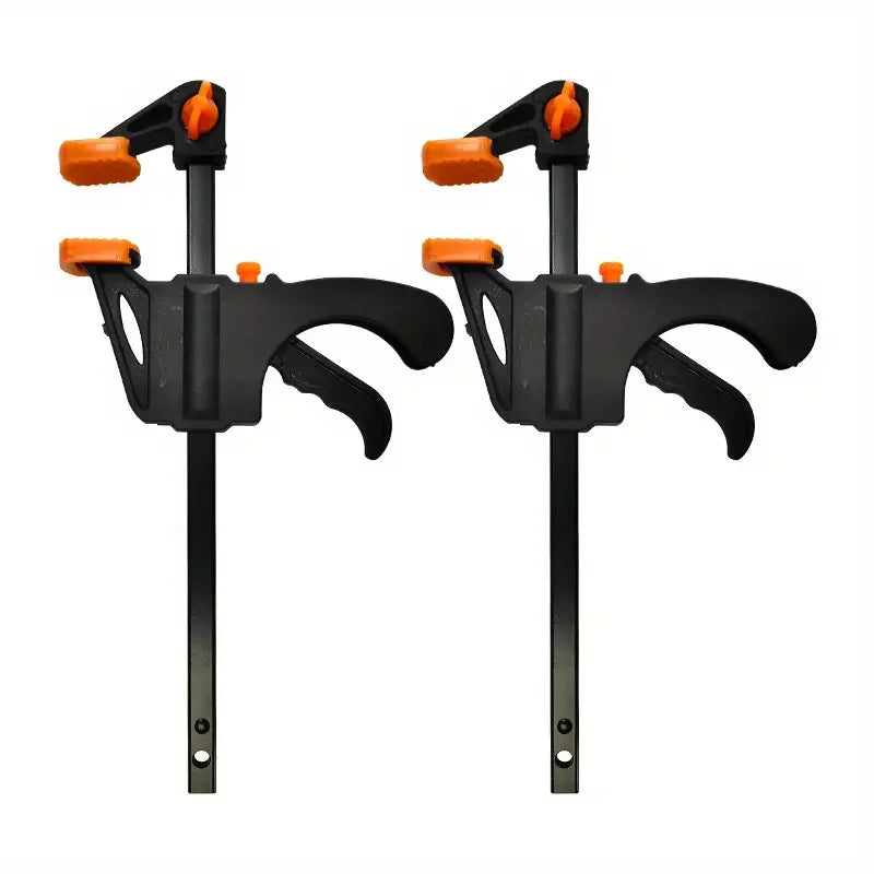 Woodworking Clamp F Hard Quick Release Ratchet Speed Squeeze Clip Kit Long Carpenter Set Nylon Gadget Work Bar Hand Tool 4inch Profi-Group