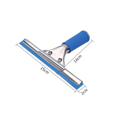15/25/35/45cm Blue Window Glass Cleaning Squeegee Blade Wiper Cleaner Home Shower Bathroom