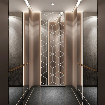8/15/28/54pcs 3D Mirror Wall Sticker DIY Diamonds Triangles Acrylic Wall Stickers for Kids Room Living Room Home Decor adesivo Profi-Group