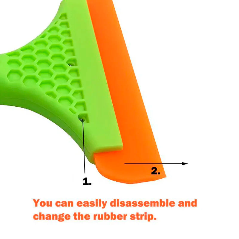 Non-Scratch rubber Squeegee Car Wrap Tools Water Wiper Drying Blade Soft Window Squeegee Scraper for Windshield Glass Mirror Profi-Group