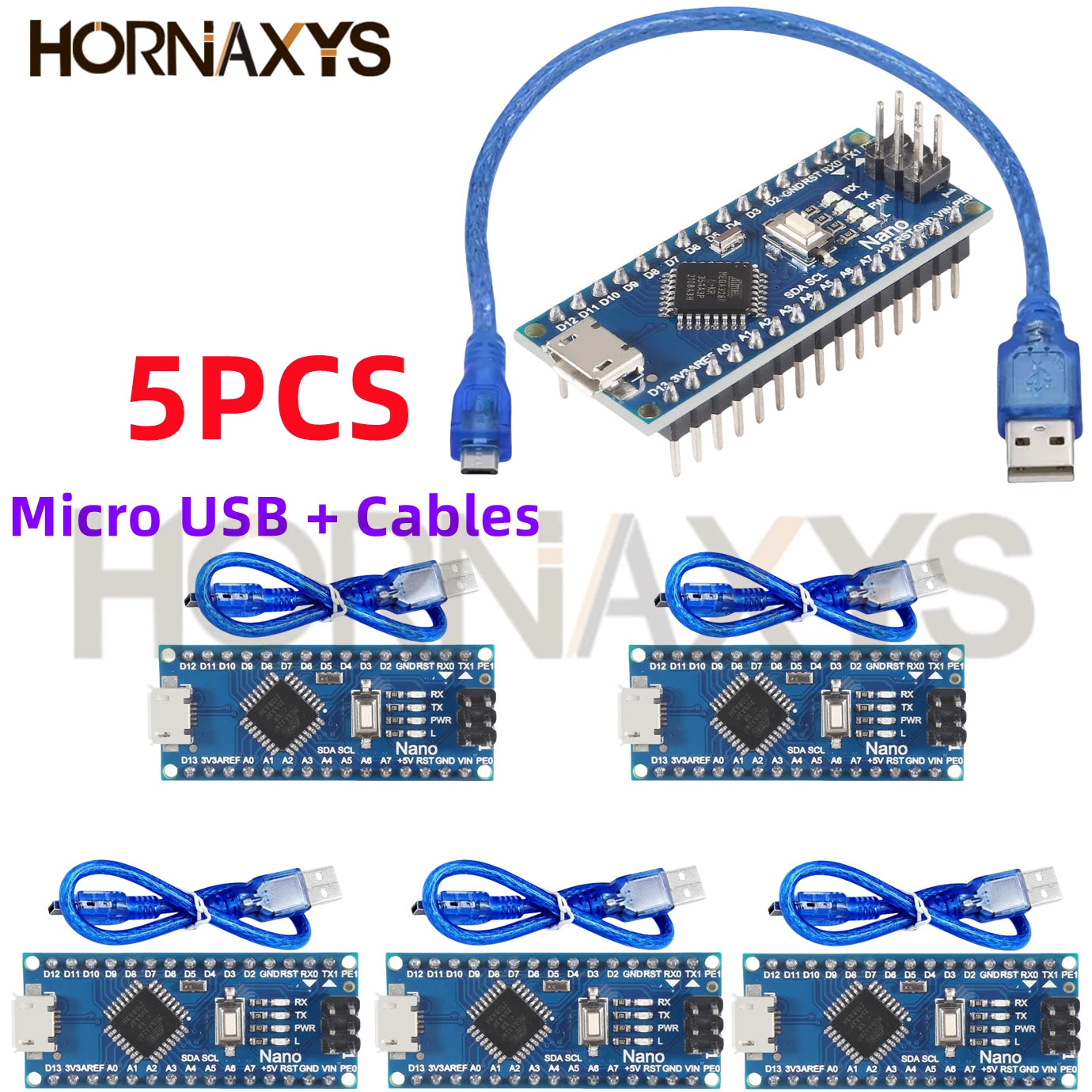 Promotion For arduino Nano V 3.0 Atmega328 Controller Compatible Board Module PCB Development Board MINI/TYPE-C/MICRO USB NANO