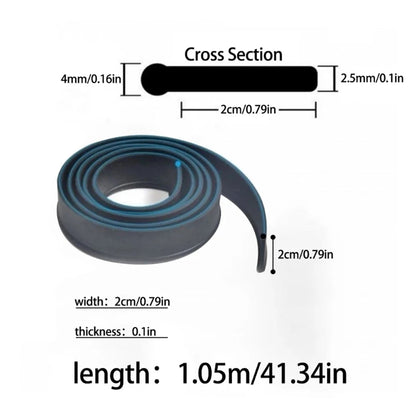 Glass Squeegee Refills Replacement Squeegee Rubber Glass Cleaning Profi-Group
