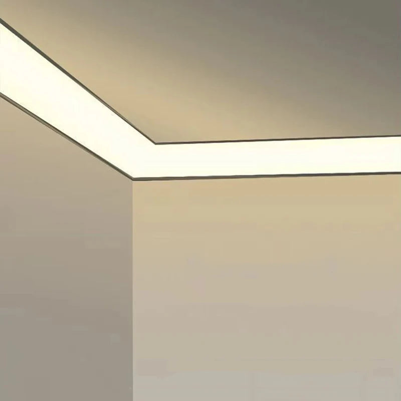 פרופיל LED אלומיניום פינתי 45 מעלות בצבע שחור כסוף
