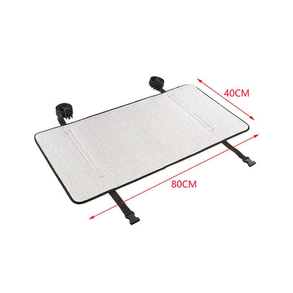 1x Air Conditioner Cover Aluminum Foil Weather Waterproof Sunshade Air Conditioner Outer Cover for Outside Unit Outdoor