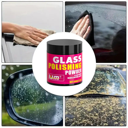 KJM 80g Car Glass Polishing Powder Scratch Remover Windshield Window Restore Clarity Safe No Damage Profi-Group