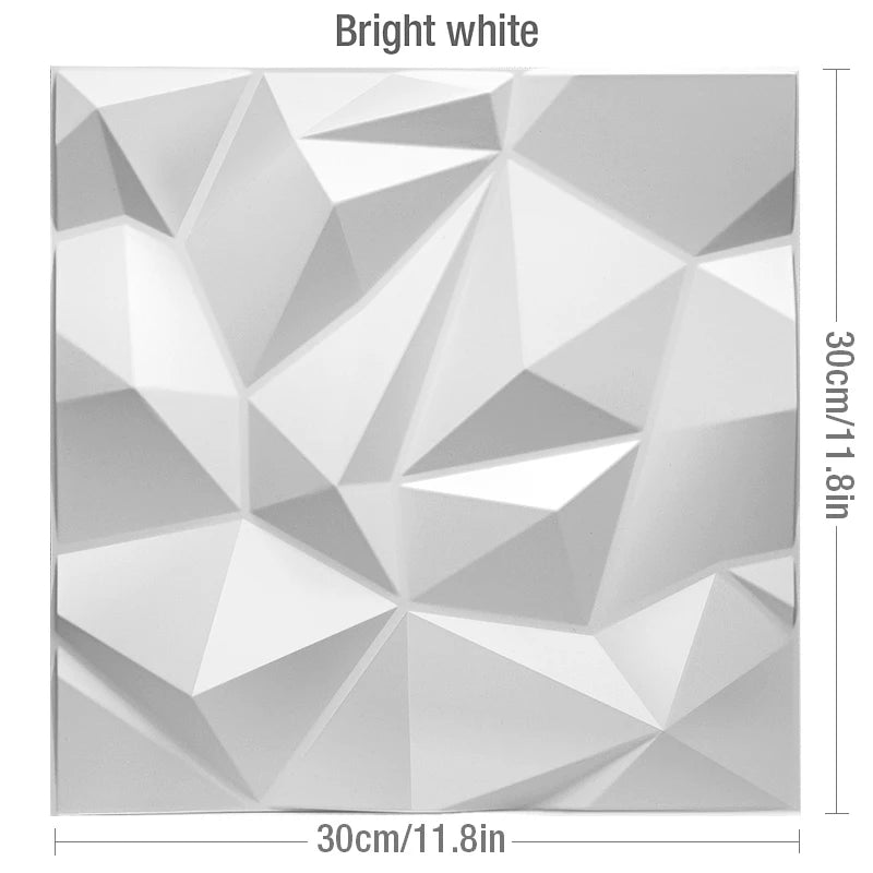 12Pcs 30x30cm Esports game 3D Wall Panel Diamond Design 3d Wallpaper non-self-adhesive 3D wall sticker 90s aesthetic room decor