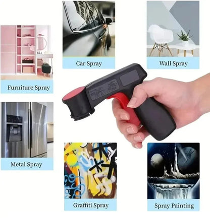 1 Pcs Plastic Portable Spray Paint Handle, Universal Reusable Color Changing Film Pasting Self Spraying Hand Spray Gun Profi-Group