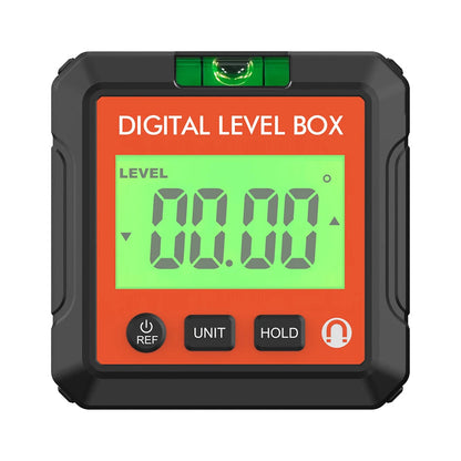 Digital Angle Gauge Magnetic Protractor Inclinometer Level Angle Finder Angle Cube Level Box With Magnes And Backlight Profi-Group