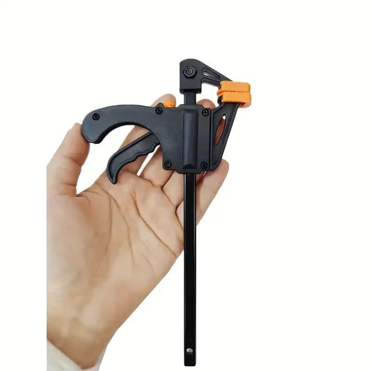 Woodworking Clamp F Hard Quick Release Ratchet Speed Squeeze Clip Kit Long Carpenter Set Nylon Gadget Work Bar Hand Tool 4inch Profi-Group