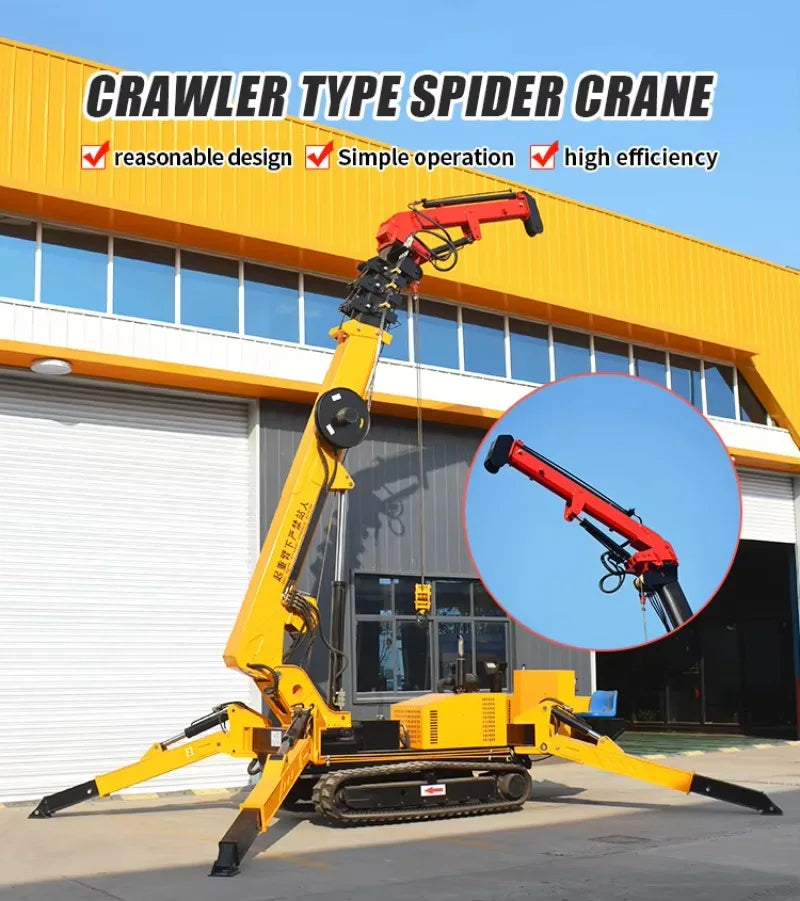 USA Europe Factory Spider Crane 5ton 8ton Spider Crane Profi-Group