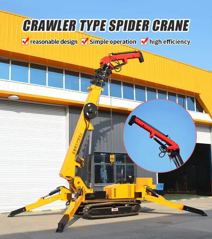 USA Europe Factory Spider Crane 5ton 8ton Spider Crane Profi-Group