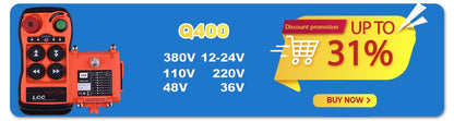 Elevator LCC Q808 Engine Hoists Wireless Universal Remote Control Radio Crane Controller AC/DC 12v 24v 433 mhz Electronic Switch