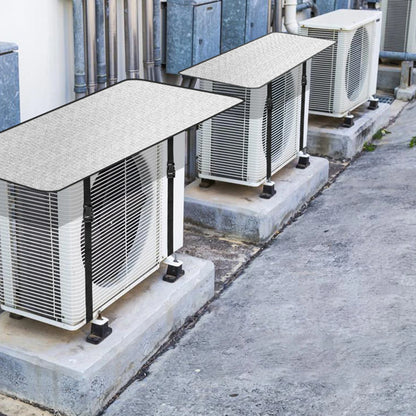 1x Air Conditioner Cover Aluminum Foil Weather Waterproof Sunshade Air Conditioner Outer Cover for Outside Unit Outdoor