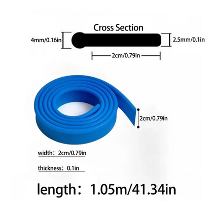 Glass Squeegee Refills Replacement Squeegee Rubber Glass Cleaning Profi-Group