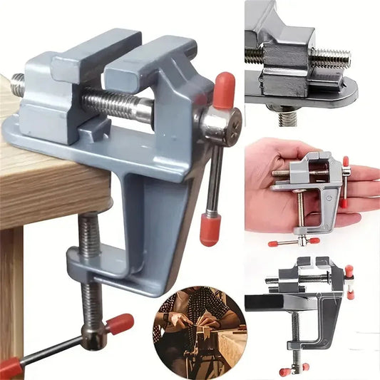 Mini Bench Vise Muliti-Funcational 3.5&quot Aluminum Miniature Small Profi-Group