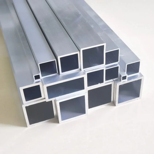 Aluminium alloy square tube width 60-100mm length 300 500mm Square profile DIY decoration Aluminum square tube Hollowtube Profi-Group