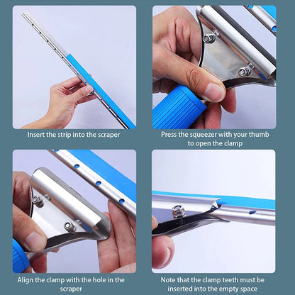 2/1Pcs 35CM Window Cleaning Combo Squeegee & Microfiber Window Washer Shower Squeegees Window Glass Wiper Cleaning Tool Profi-Group